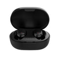 TWS wireless Bluetooth headset earbuds in black with Bluetooth 5.0