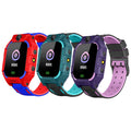 Z6 Q19 children's smartwatch in green, purple, or red with a 1.44-inch touchscreen on wrist.