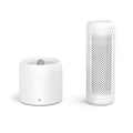 White small indoor dehumidifier with 1 litre water tank for rooms under 10 square metres