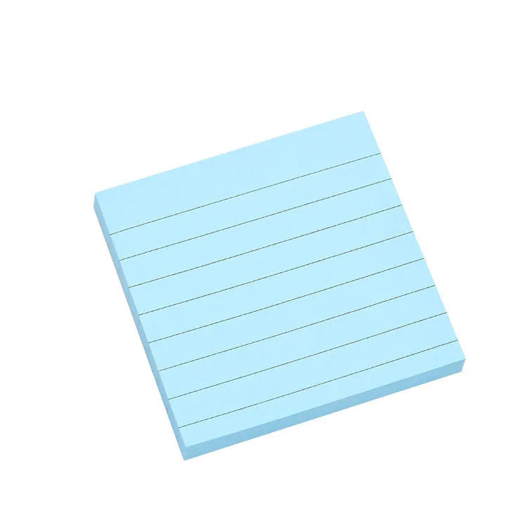 7.5cm square sticky note pad with 100 colour paper sheets and paper note box in coffee, grey or white