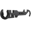 Black 40Cr steel multi-function combination wrench for AR-15 and M4 platform maintenance.