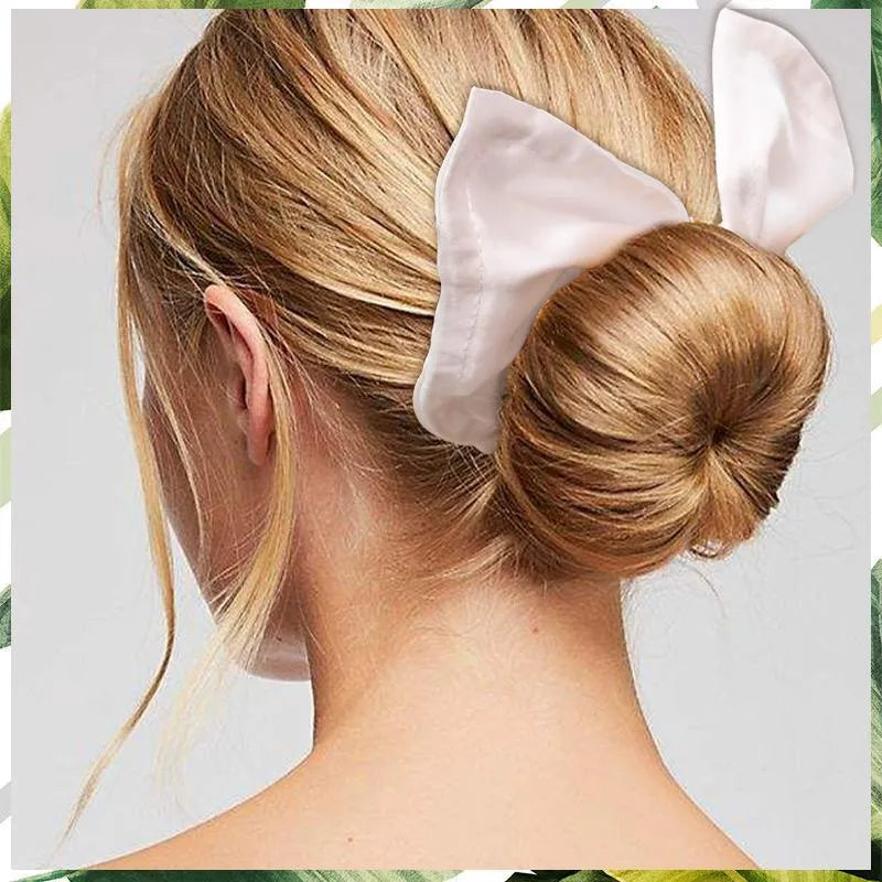 Cotton French retro style headband with a bowknot for women, shown in a set of multiple colours.