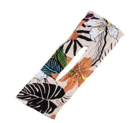 Cotton French retro style headband with a bowknot for women, shown in a set of multiple colours.
