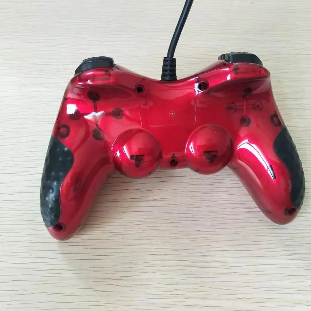 Red ABS plastic USB gamepad controller for Android, PC, XBOX360, STB and PS3 gaming systems
