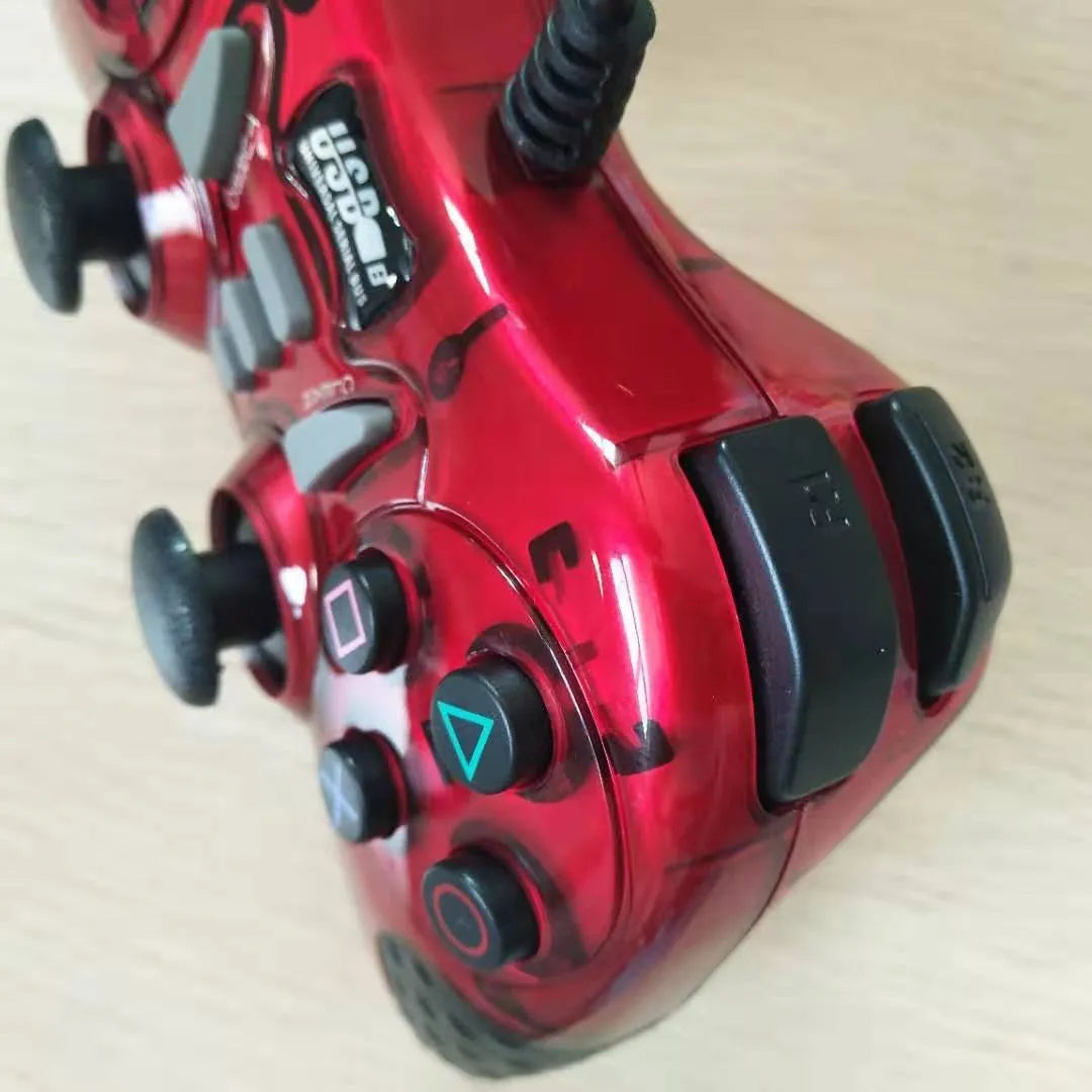 Red ABS plastic USB gamepad controller for Android, PC, XBOX360, STB and PS3 gaming systems