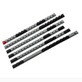 109-key PBT double shot dip dyed translucent keycap set for mechanical keyboards with OEM profile
