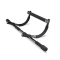 Black steel pipe indoor pull-up bar fitness equipment with tension bar