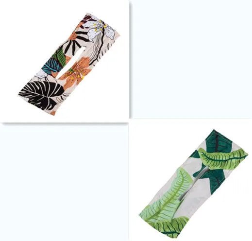 Cotton French retro style headband with a bowknot for women, shown in a set of multiple colours.