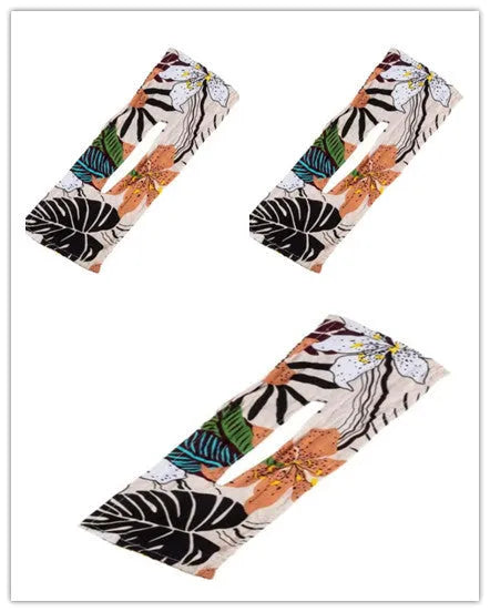 Cotton French retro style headband with a bowknot for women, shown in a set of multiple colours.