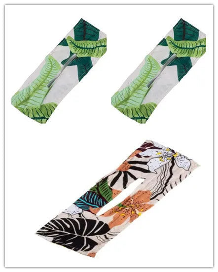 Cotton French retro style headband with a bowknot for women, shown in a set of multiple colours.