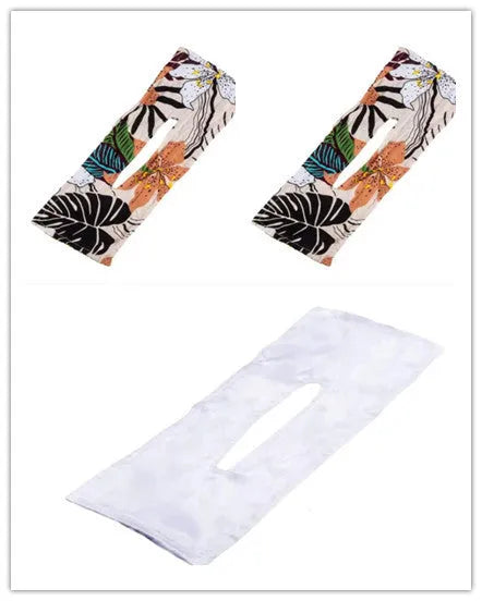 Cotton French retro style headband with a bowknot for women, shown in a set of multiple colours.