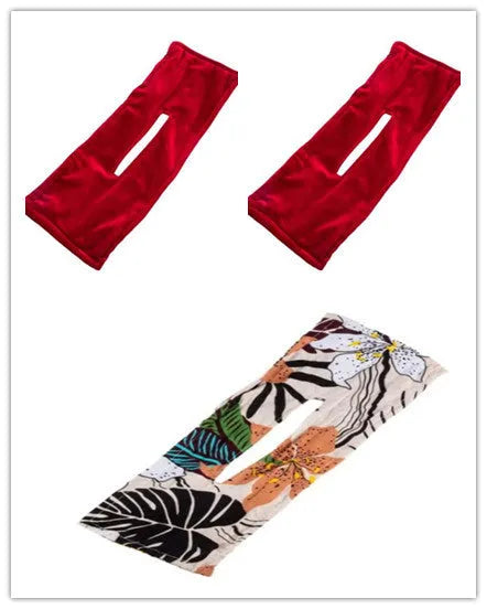 Cotton French retro style headband with a bowknot for women, shown in a set of multiple colours.
