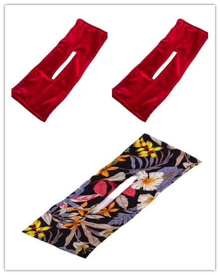 Cotton French retro style headband with a bowknot for women, shown in a set of multiple colours.