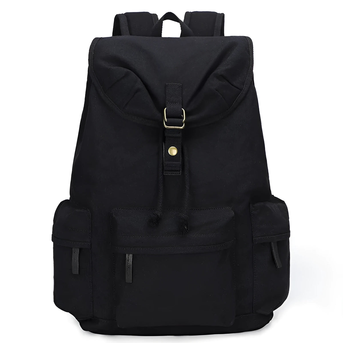 Canvas shoulder camera bag in grey or khaki with cover opening, soft handle, and included rain cover