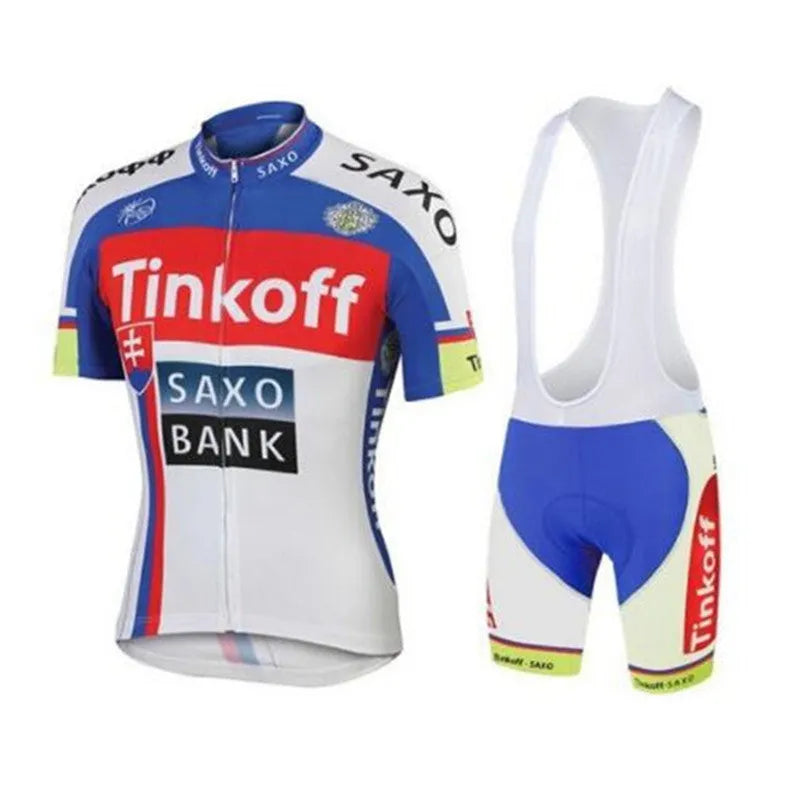 Men's quick-drying breathable cycling suit for summer running and cycling, available in blue, green, red and yellow, sizes XS to 5XL