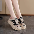 Women's mesh half slippers with breathable upper, round toe design, and height increasing insole in black, khaki, or white