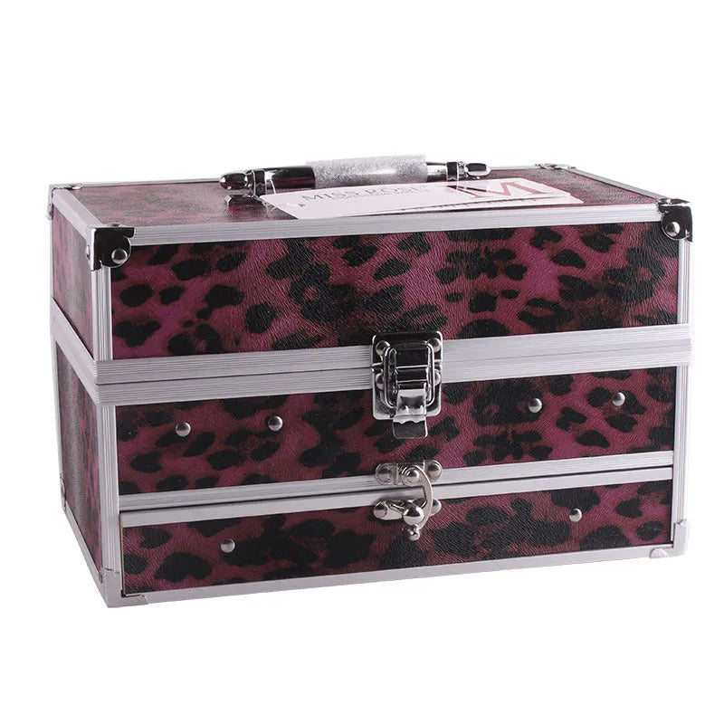 Miss Rose cosmetic bag makeup box with eyeshadow palette, eight colours and above, multicolour, model 7007-006Y/N