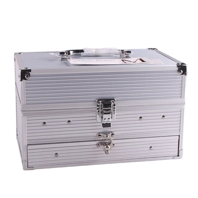 Miss Rose cosmetic bag makeup box with eyeshadow palette, eight colours and above, multicolour, model 7007-006Y/N
