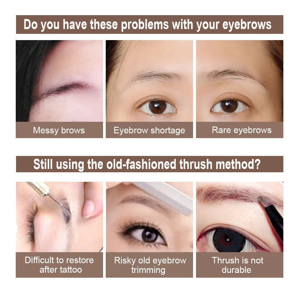 ALVER coffee eyebrow powder seal with arched eyebrow style in compact packaging