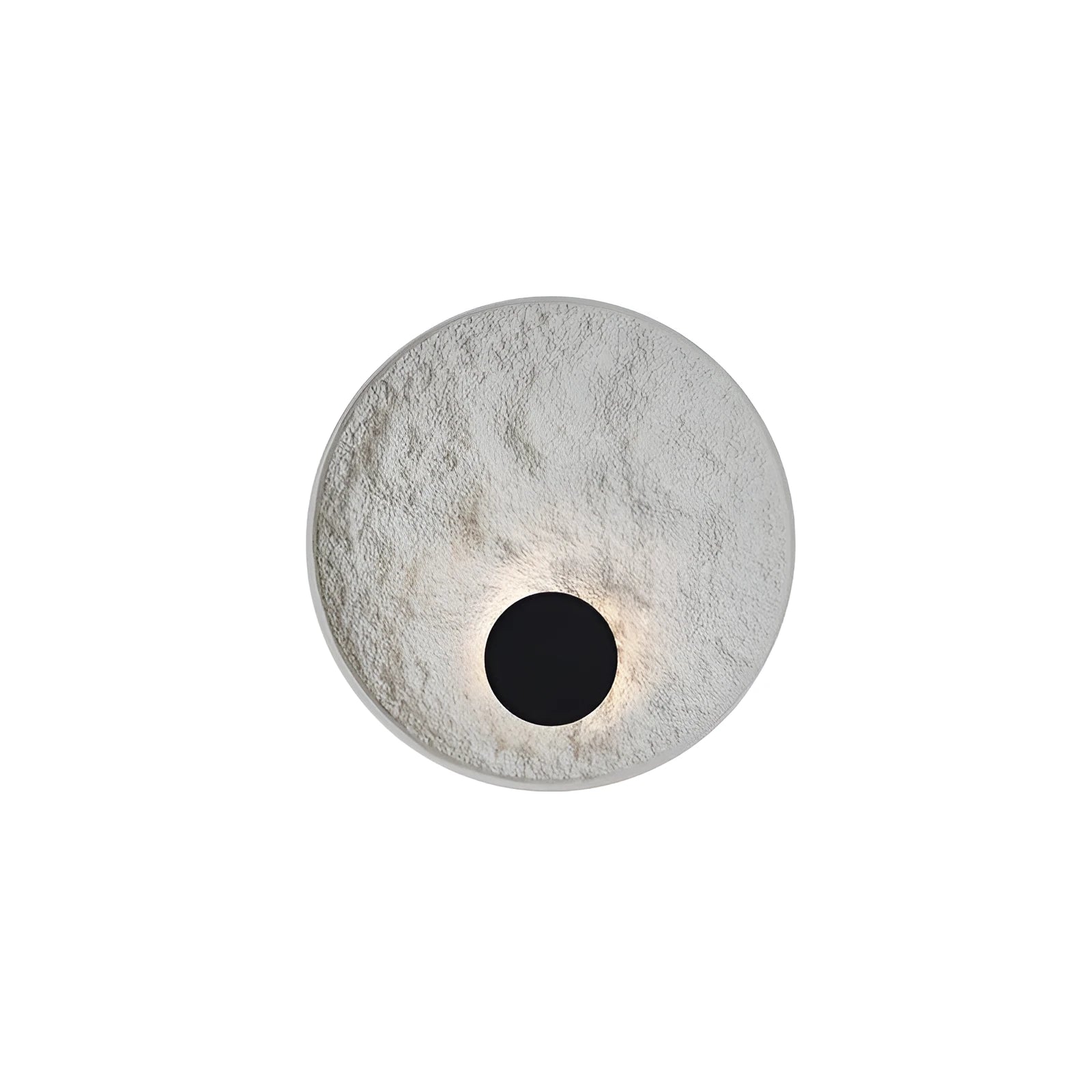 White iron bedside wall lamp in modern digital shape design