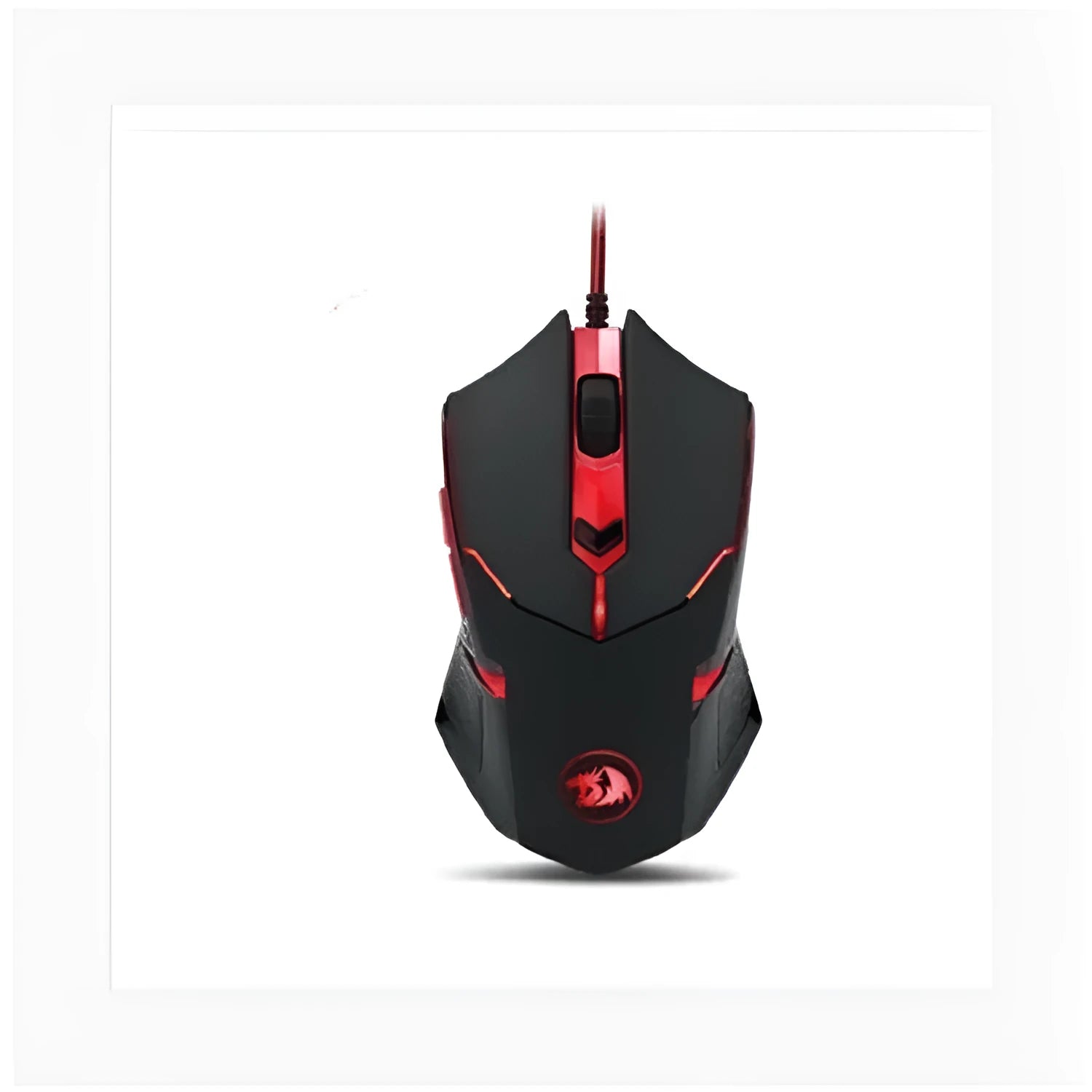 Red Dragon Spinal Shark USB wired gaming mouse black red with luminous effect
