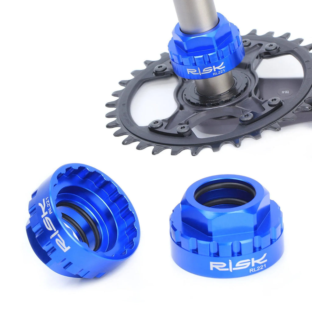 Blue aluminium alloy 12-speed direct mount disc brake removal wrench tool