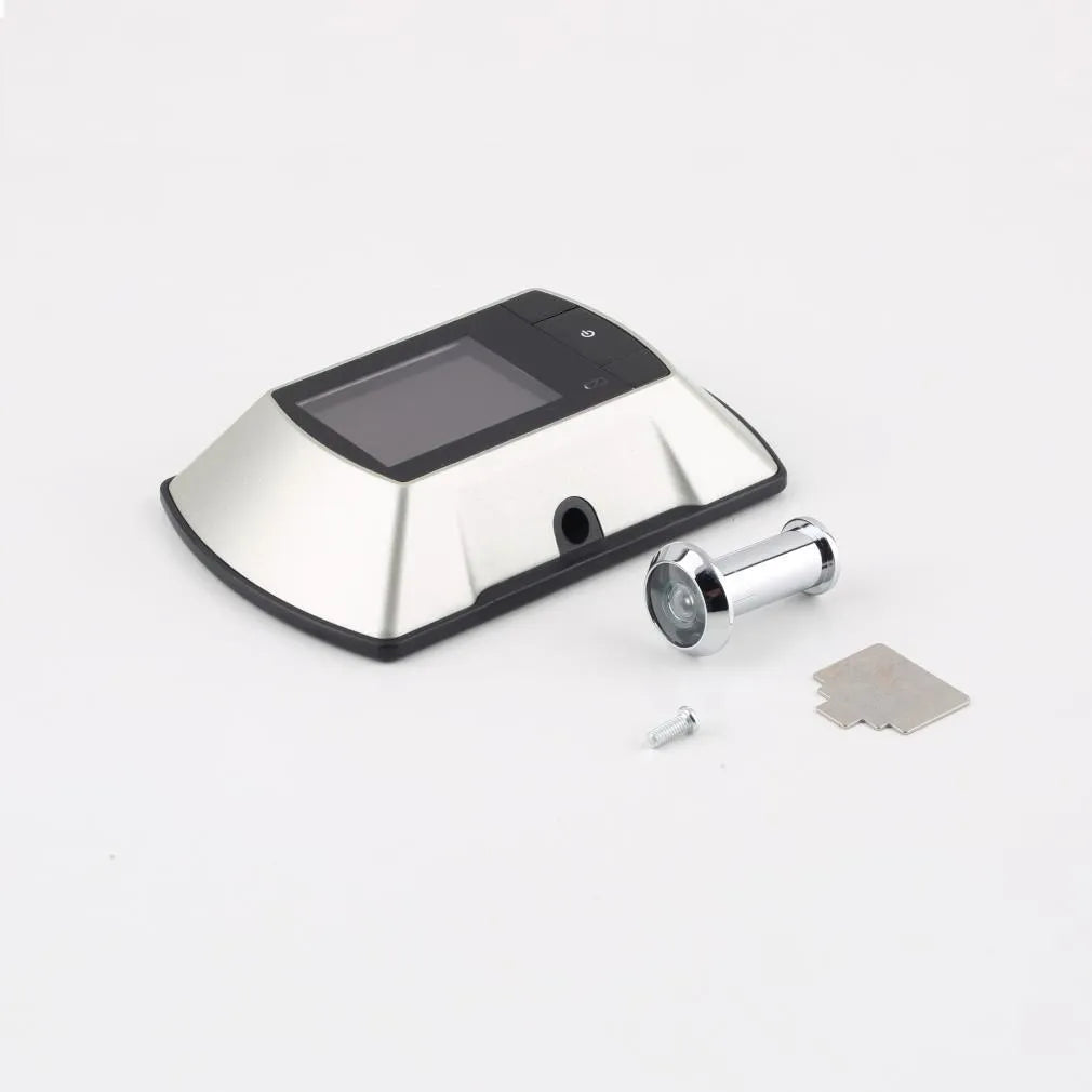 Wireless LCD digital door peephole monitor with indoor screen and outdoor camera unit