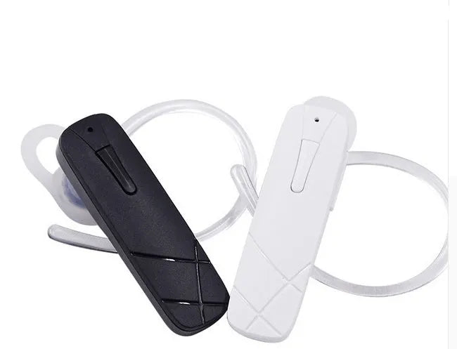 Black and white wireless Bluetooth V4.1 earphones with 10-metre range showing call and music functions