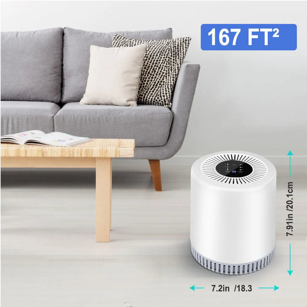 Indoor household air purifier filter element replacement cartridge with 130m³/h CADR rating