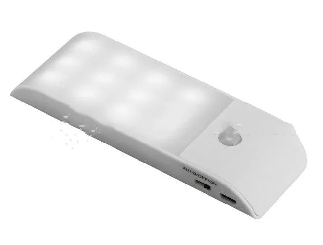 12LED rechargeable human body sensor night light with PVC shade in new Chinese style