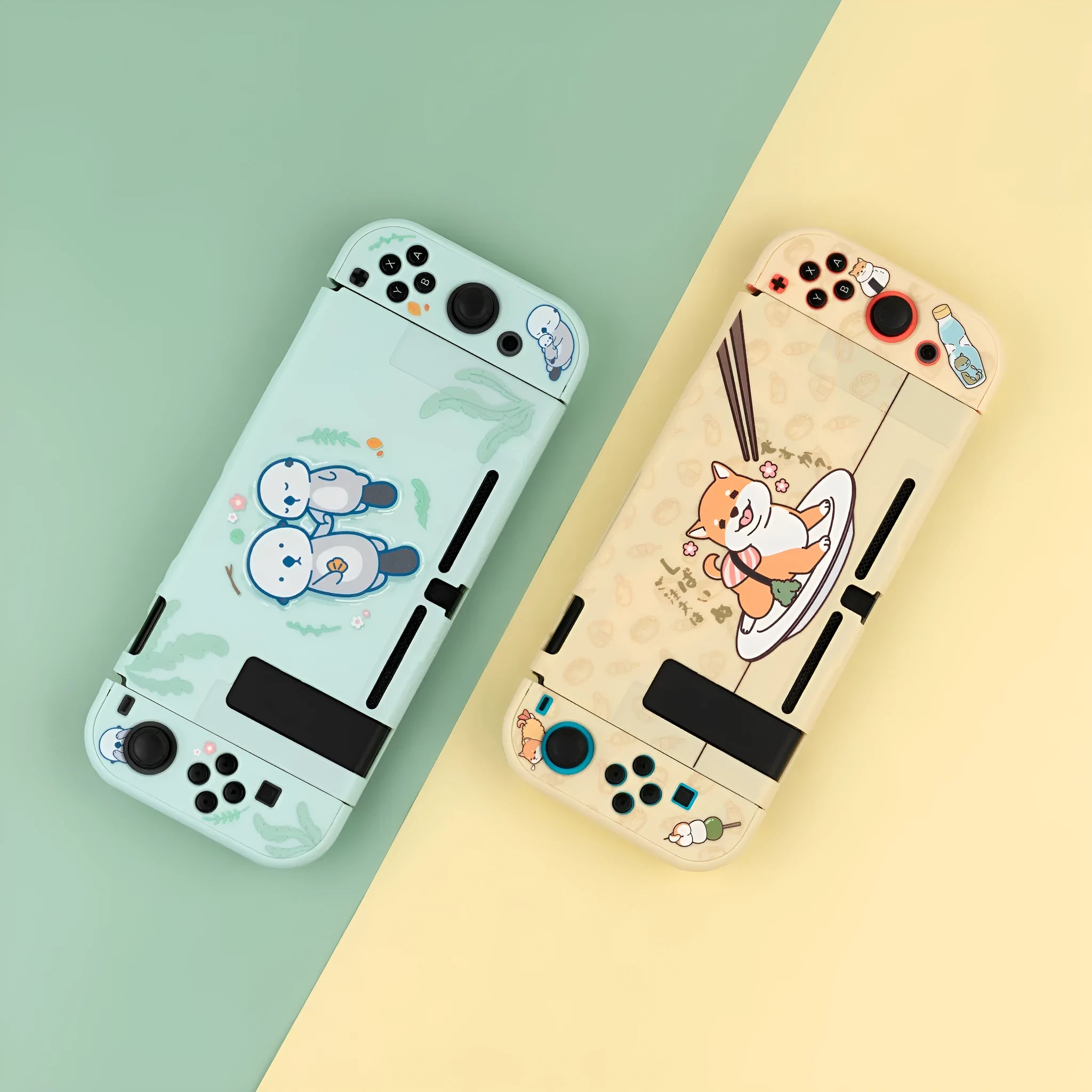 Nintendo Switch Lite protective shell case with hard PC cover and back grip housing