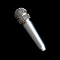 BJD mini microphone doll accessory about 6cm for concert photography props in sky blue, silver, pink or rose red.