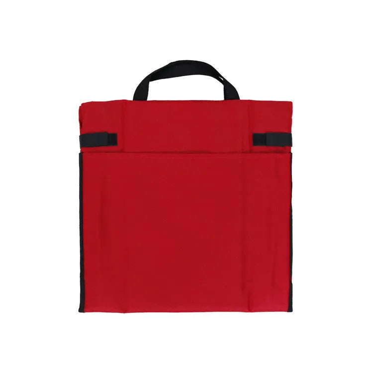 Portable folding chair cushion in royal blue, 41x40cm, 600D Oxford cloth with pearl cotton filling