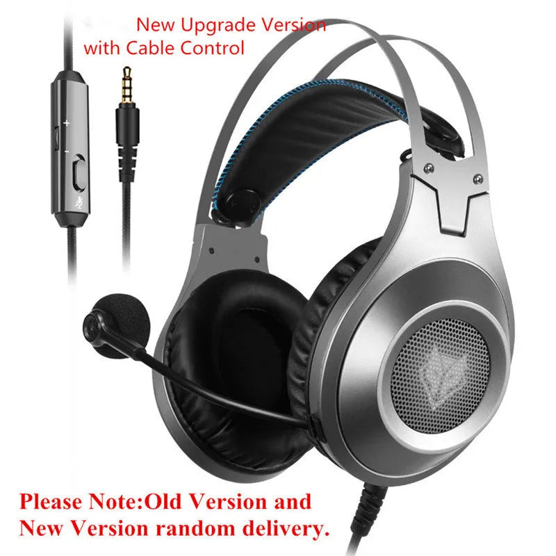 Black USB wired computer headset with over-ear design and built-in microphone