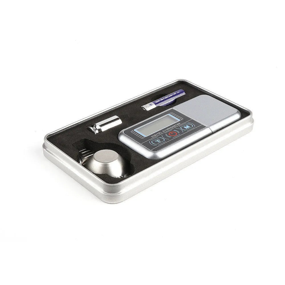 Digital electronic precision balance scale with 100g capacity and 0.005g sensitivity display