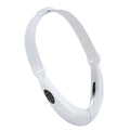 White facial lifting beauty instrument with light therapy windows and control panel.