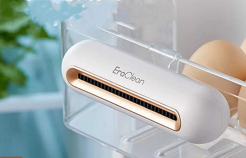 Rose gold USB car air purifier deodoriser and steriliser unit