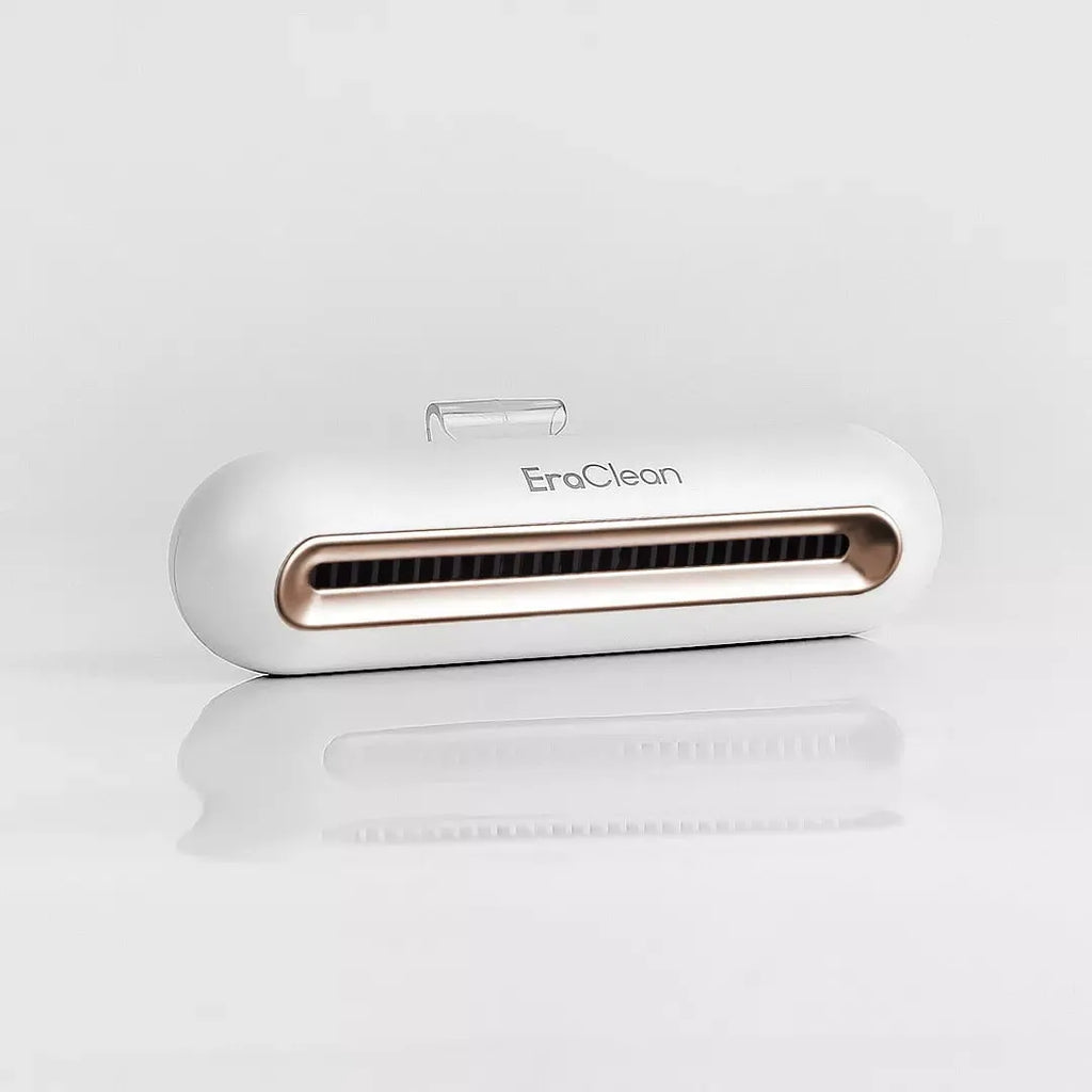 Rose gold USB car air purifier deodoriser and steriliser unit