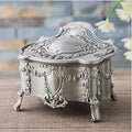 Hangkai antique tin colour zinc alloy jewellery storage box in large, medium, and small sizes.