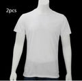 Quick-drying waterproof anti-fouling couple T-shirt in white, black, blue, loose fit round neck short sleeve