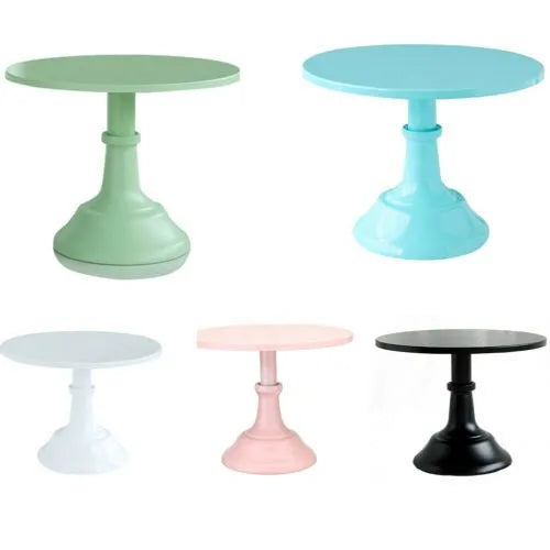 10-inch tiered dessert tray with three 25cm sections in black, white, pink, or gold colour