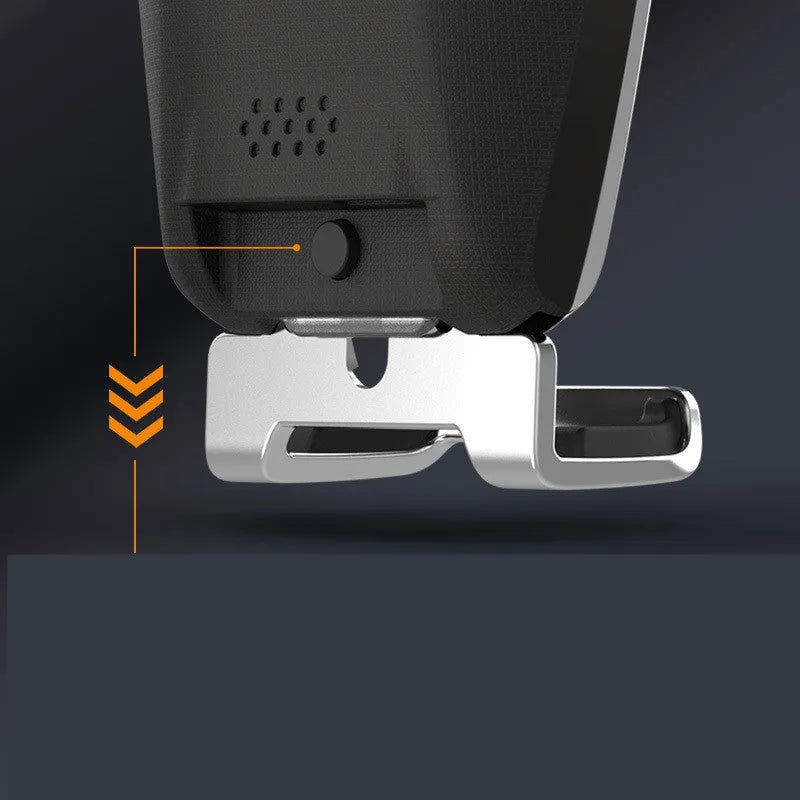 Blue and green car wireless charger mobile phone holder with indicator light