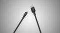 Idmix Barley MFI certified USB to 8PIN data cable in black, 2 metres long, for Apple devices