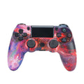 Wired PS4 game controller with multiple colour options including crackle patterns and starry sky designs