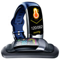 Multifunctional smart wristband with heart rate and blood pressure monitoring