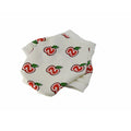 Two-legged dog clothing in polyester, shown in black or white, sizes XS to XXL and FB for Teddy dogs.