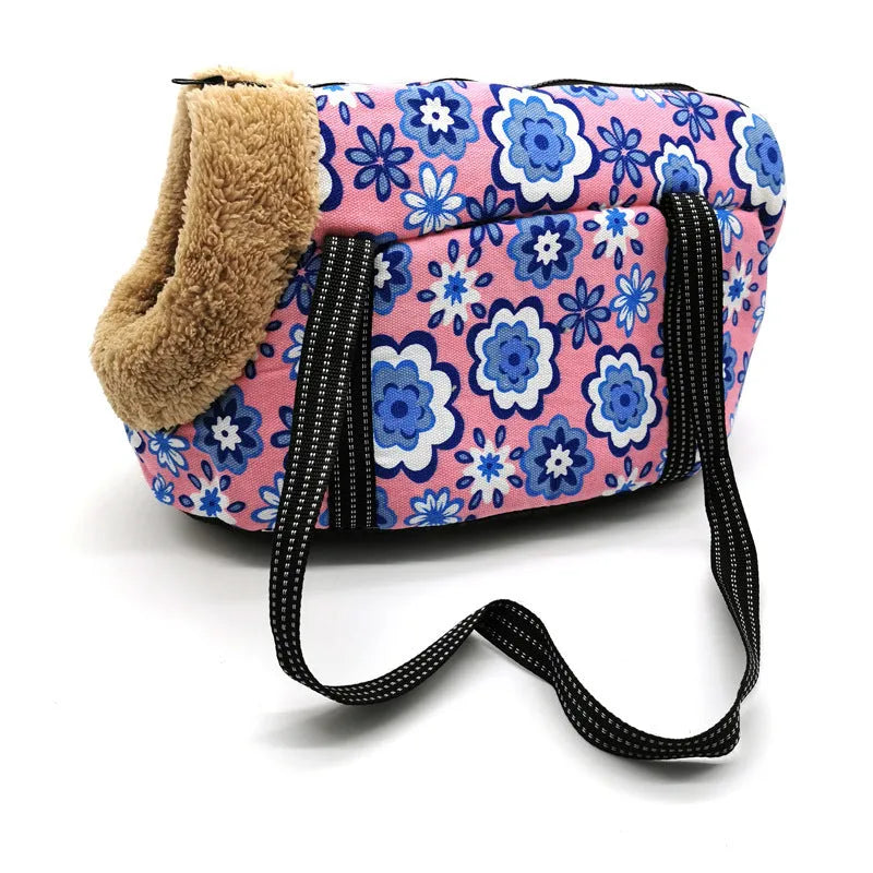 Multi purpose warm canvas cotton pet carrier in camo style for dogs and cats, size S and L