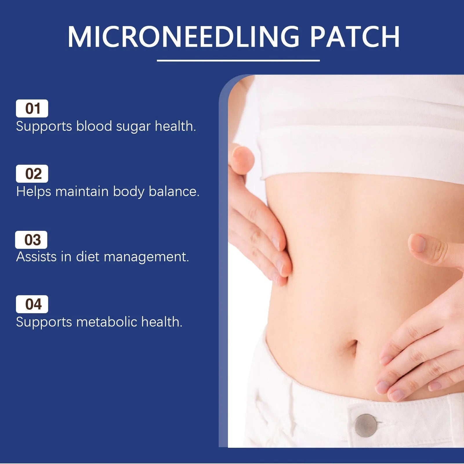 Four body care patches with moisturising ginger and panthenol formulation