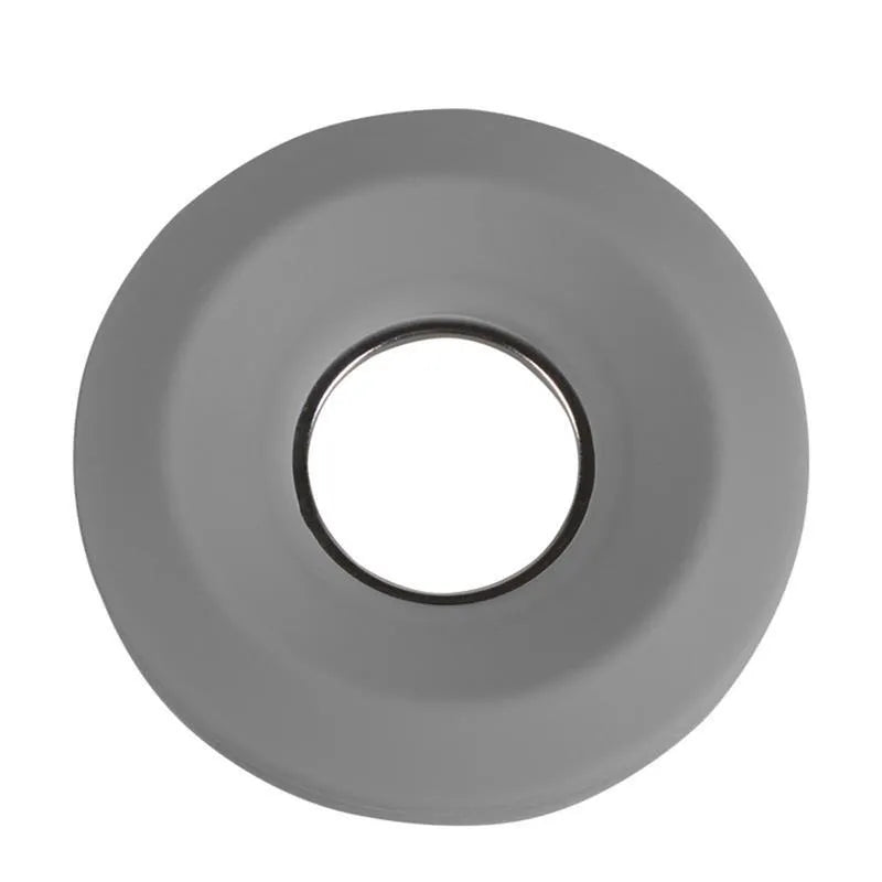 Silicone donut-shaped suction cup cord reel for organising phone and earphone cables