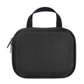 Black hard EVA storage bag for Cricut Easy Press Mini heat press machine and charging base with carrying handle